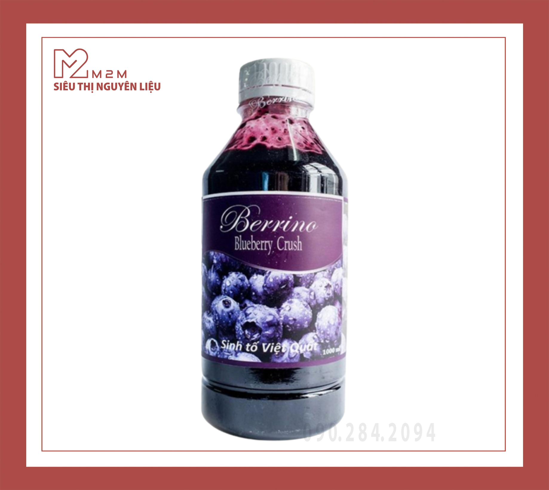 Sinh tố Việt Quất Berrino 1L