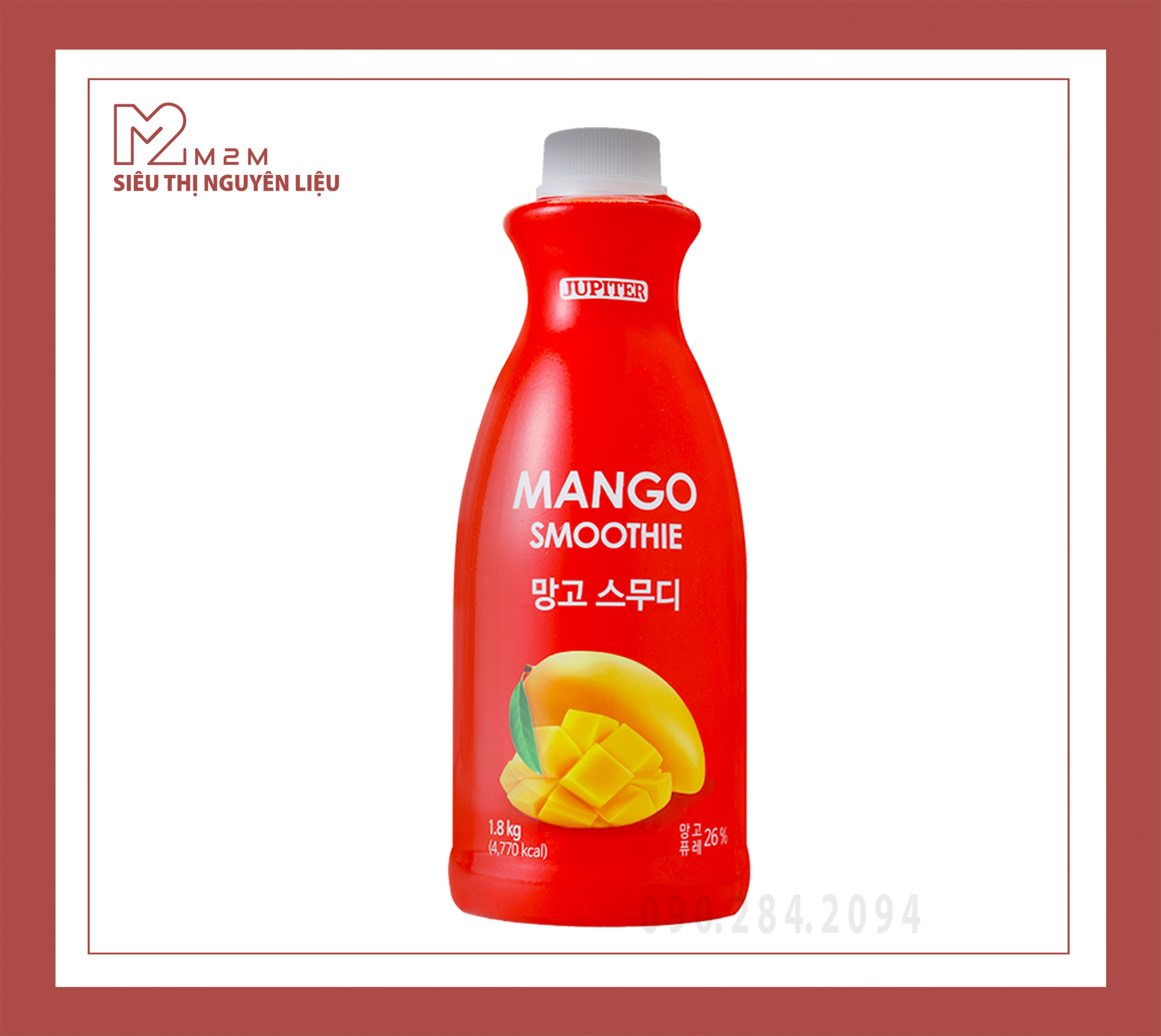 Smoothie xoài JUPITER Mango 1,8kg