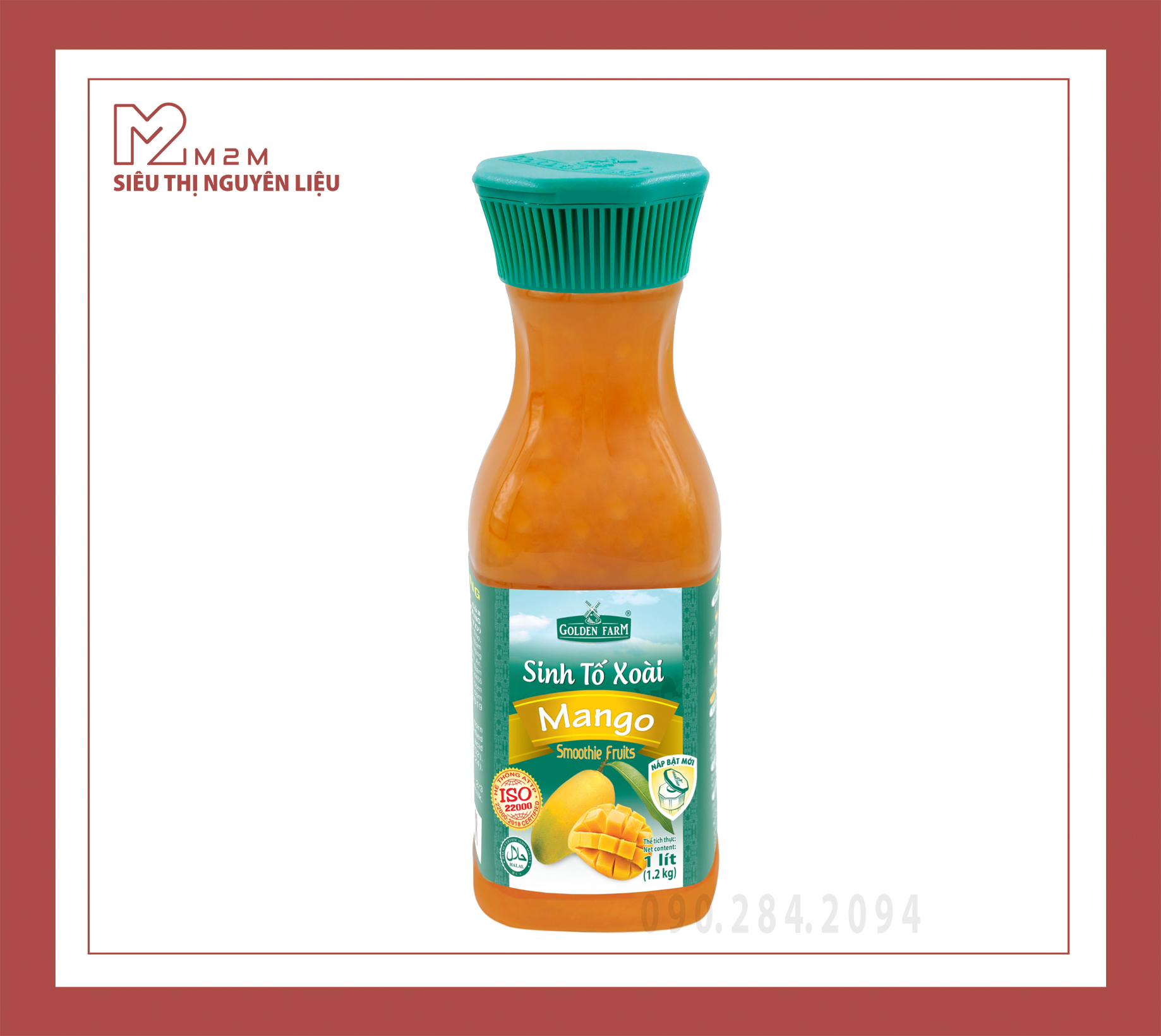 Sinh Tố Xoài Golden Farm 1L