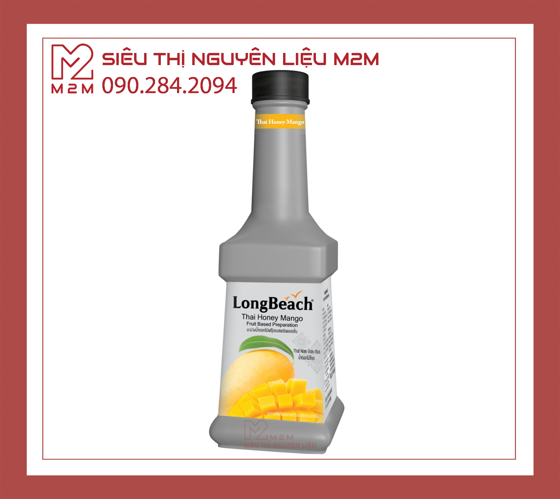 Mứt Xoài Thái LongBeach Thai Honey Mango Puree 900ml