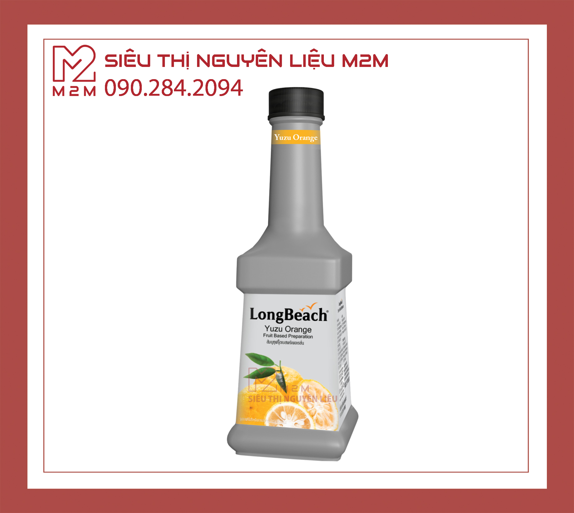 Mứt Cam Yuzu LongBeach Yuzu Orange 900ml