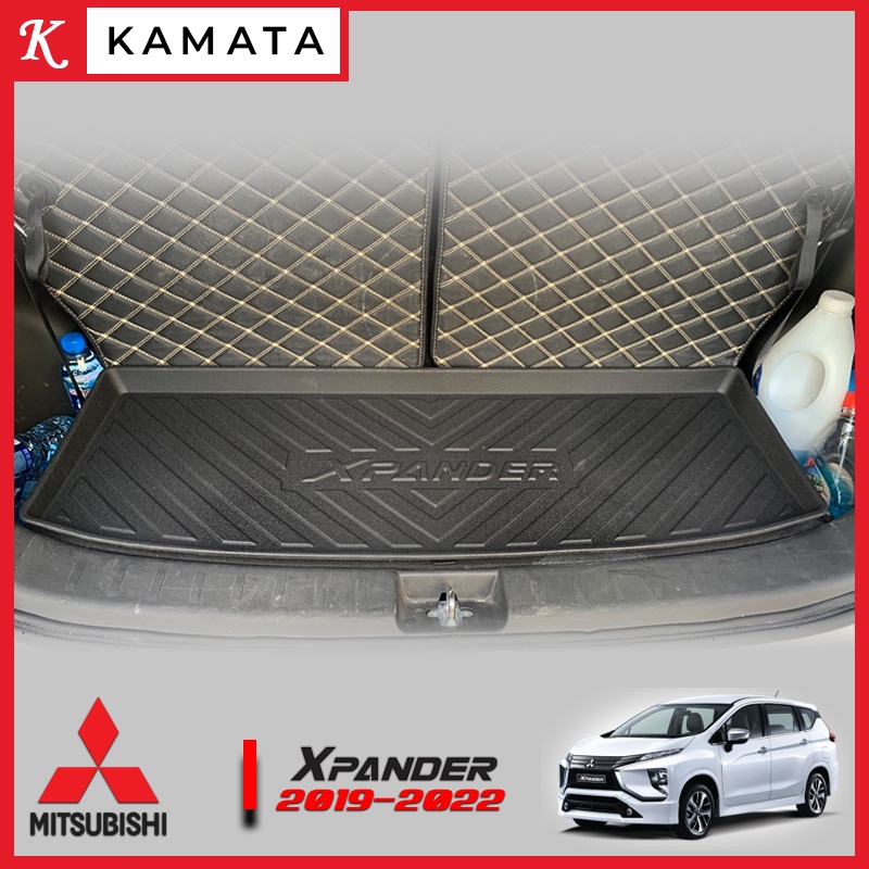 Thảm lót cốp xe ô tô KAMATA dành cho  Mitsubishi Xpander 2018 - 2021 chất liệu TPU cao cấp mới nhất