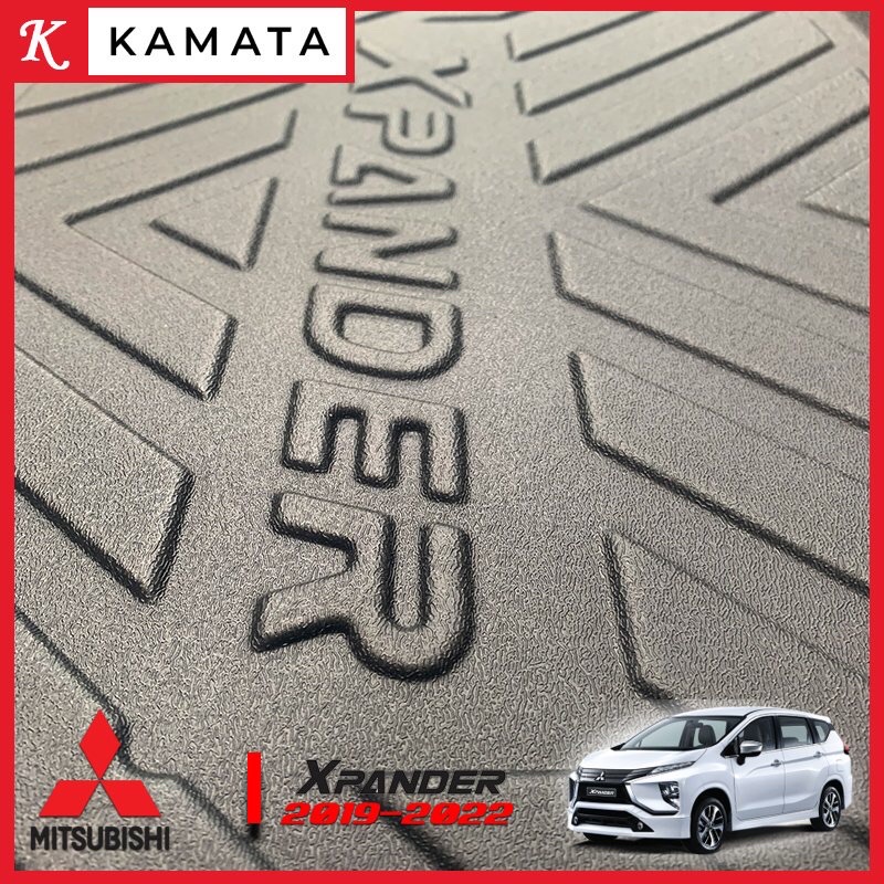 Thảm lót cốp xe ô tô KAMATA dành cho  Mitsubishi Xpander 2018 - 2021 chất liệu TPU cao cấp mới nhất