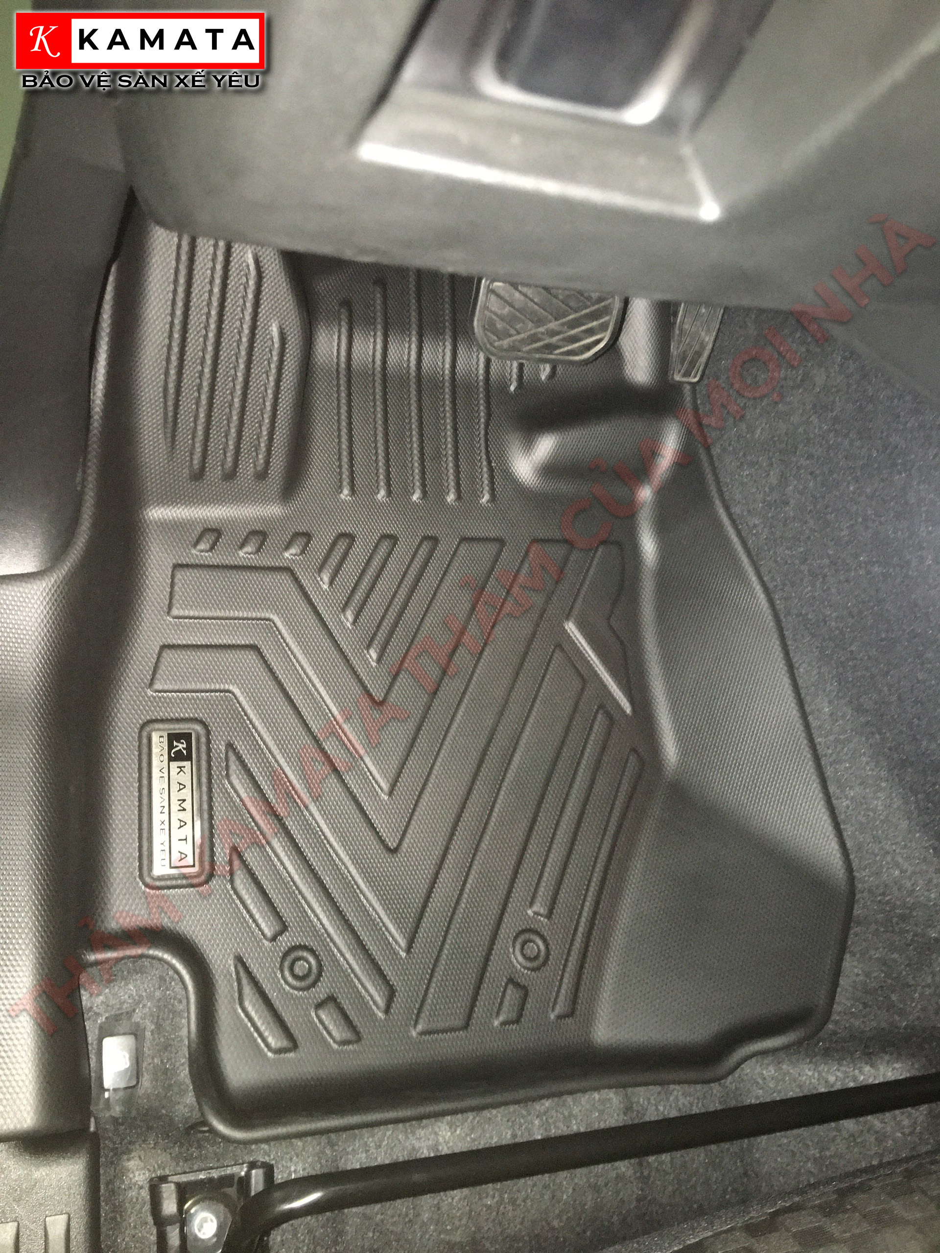 Thảm lót sàn ô tô 5d Suzuki Jimny 2024 TPE/TPV nguyên khối tràn viền (1 bộ 3 tấm)