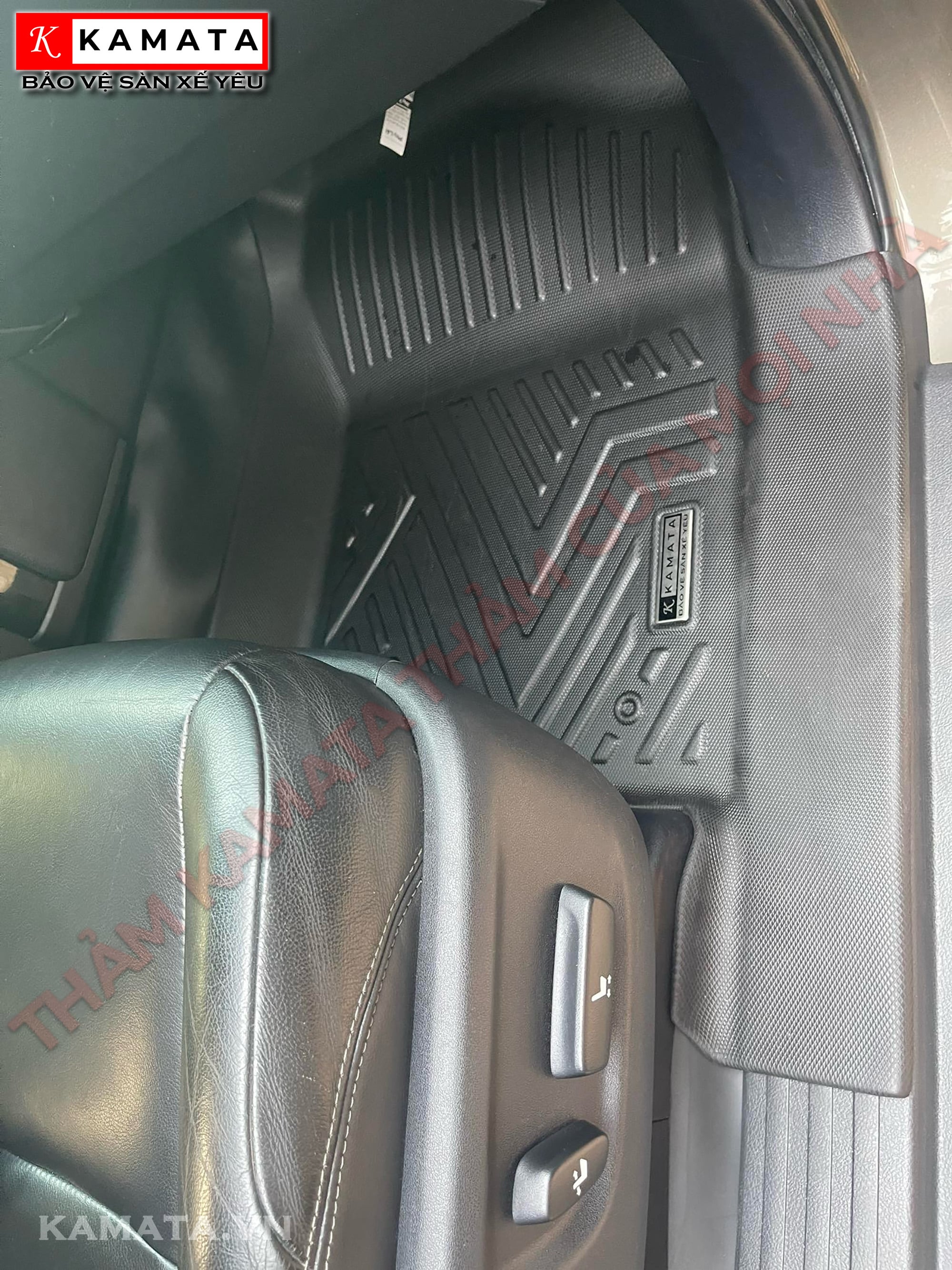 Thảm lót sàn ô tô Toyota Landcruiser Prado 2009- 2023 đúc nguyên khối TPE,TPV (4 tấm/Bộ)