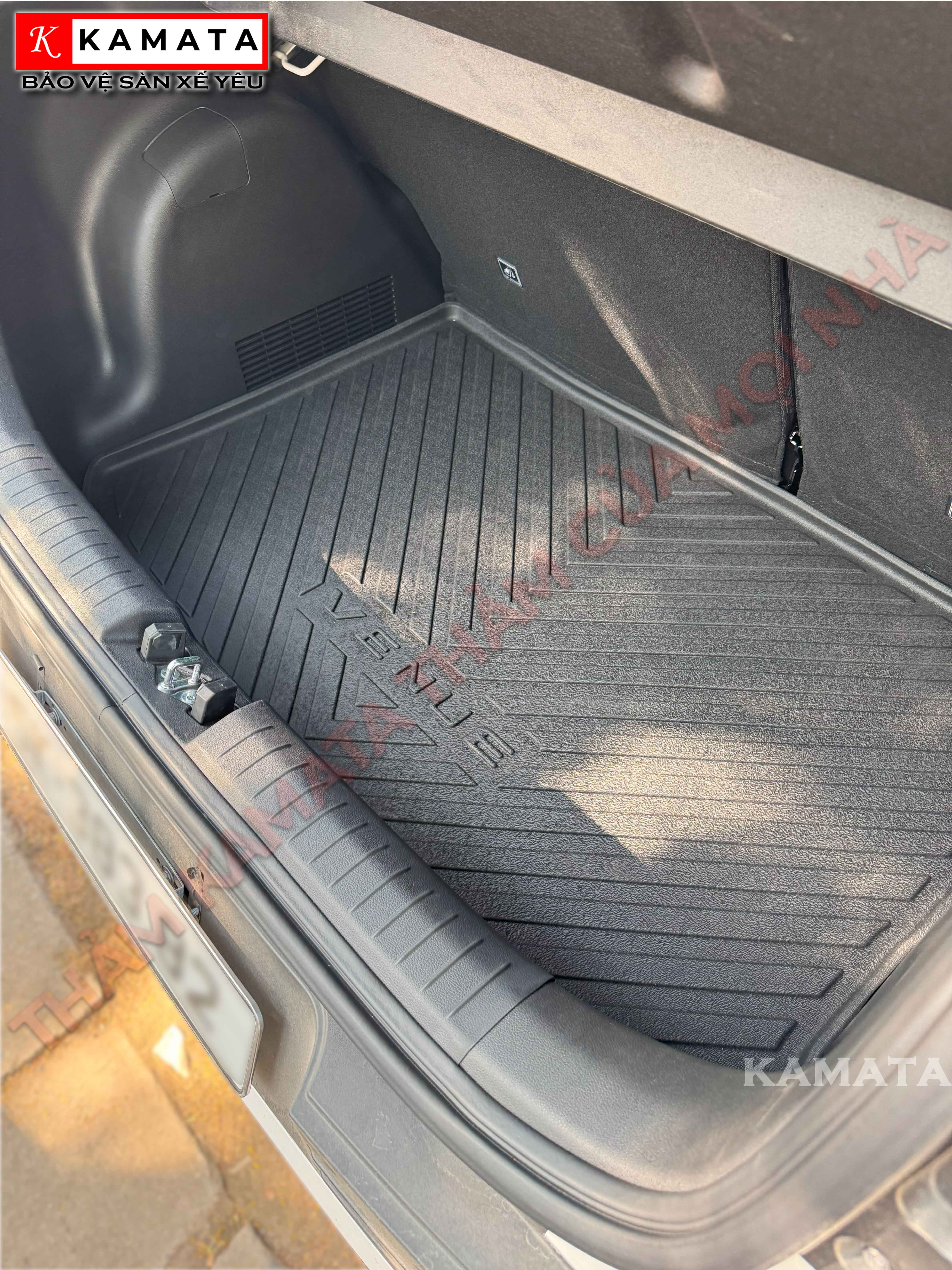 Thảm lót cốp xe ô tô Hyundai Venue 2024 chất liệu TPV cao cấp mới nhất