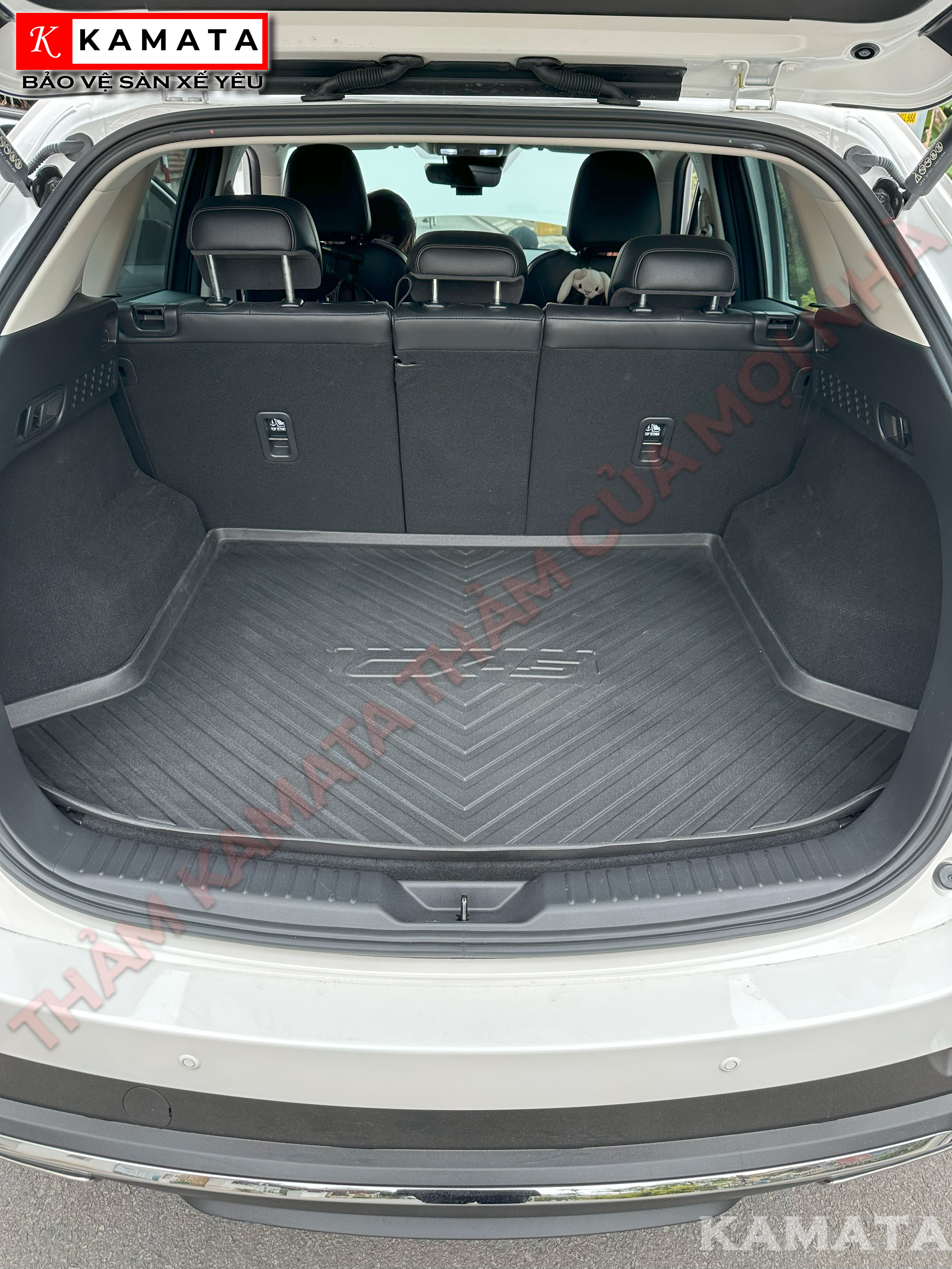 Thảm lót cốp xe ô tô Mazda CX5 2018 -2022 chất liệu TPVmới nhất