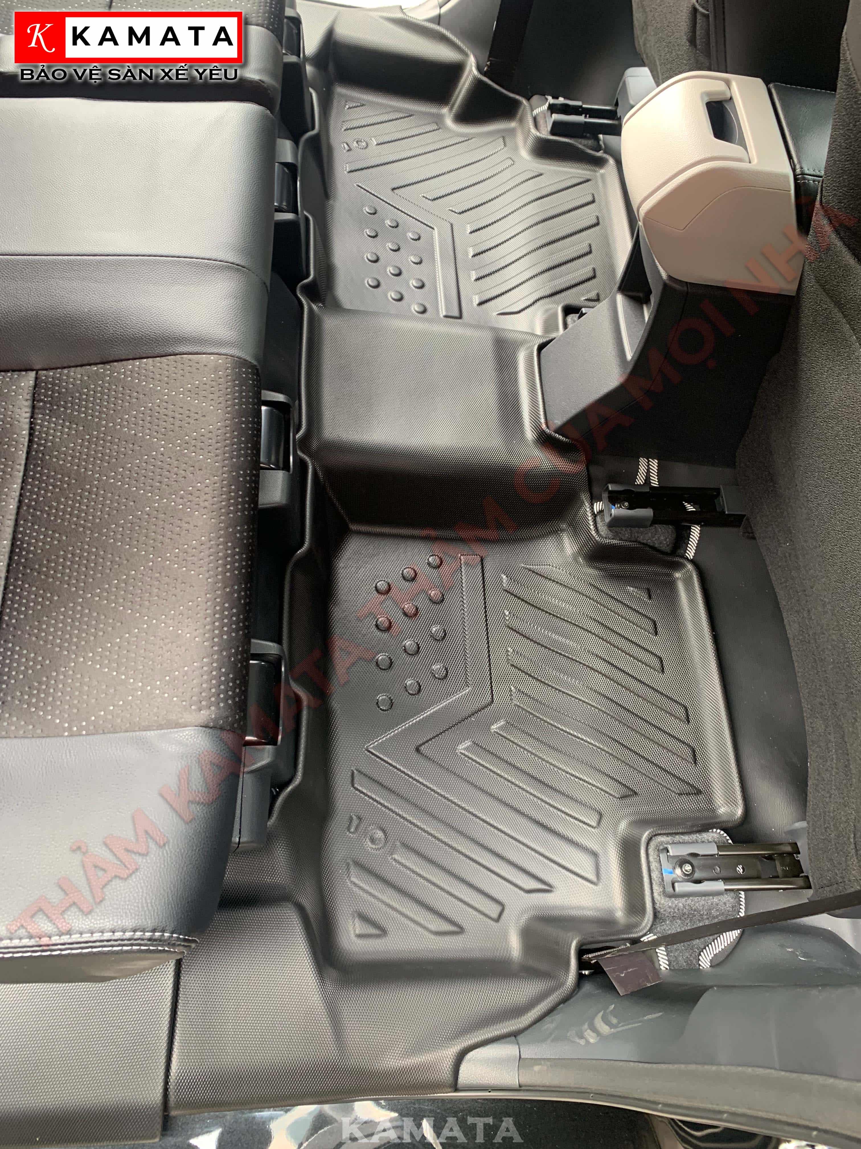Thảm lót sàn ô tô Toyota Veloz / Avanza 2022 - 2025 khuôn đúc TPV 1 bộ 4 tấm cao cấp