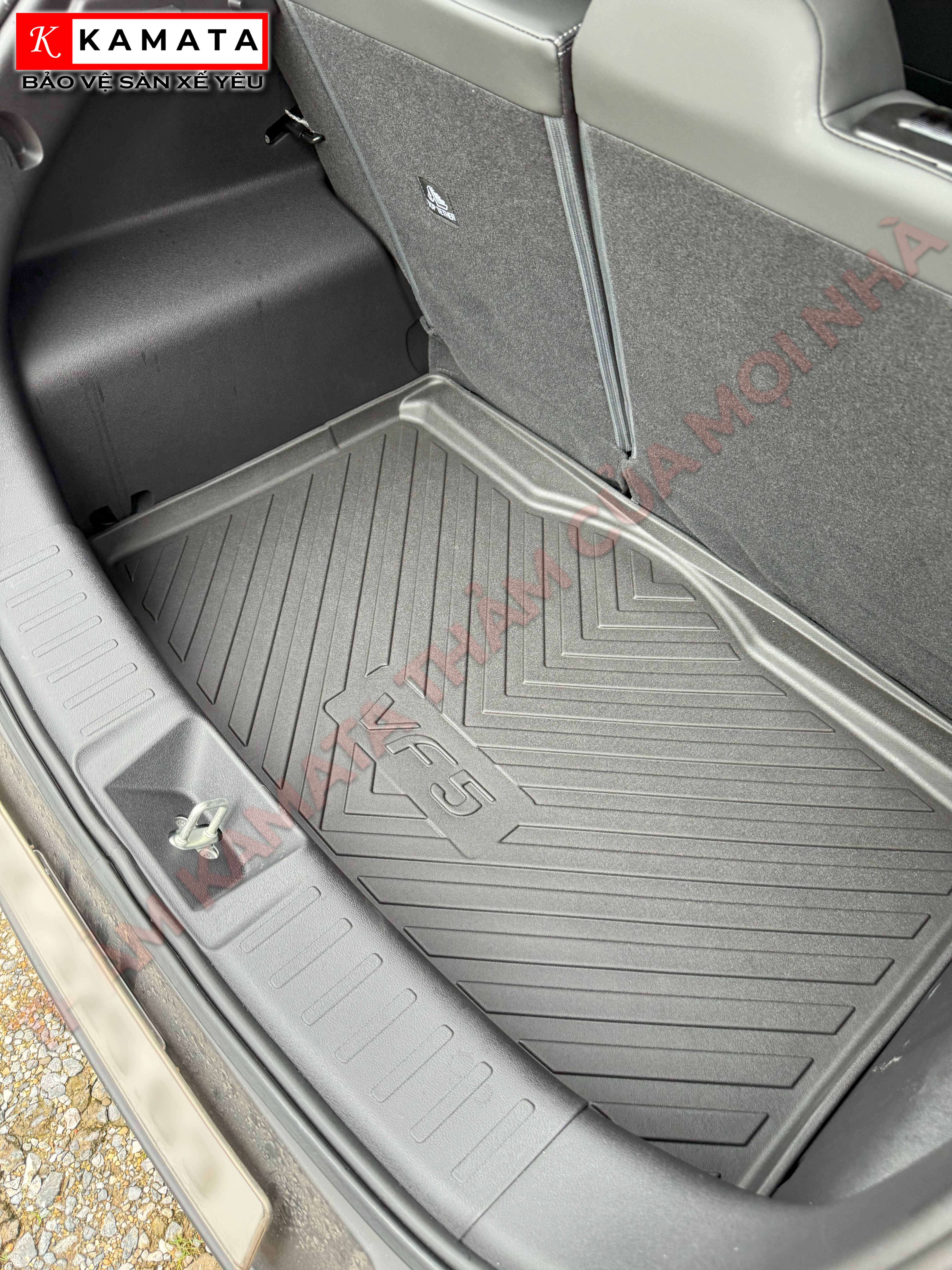 Thảm lót cốp xe ô tô Vinfast VF5 2023 - Nay chất liệu TPV cao cấp mới nhất