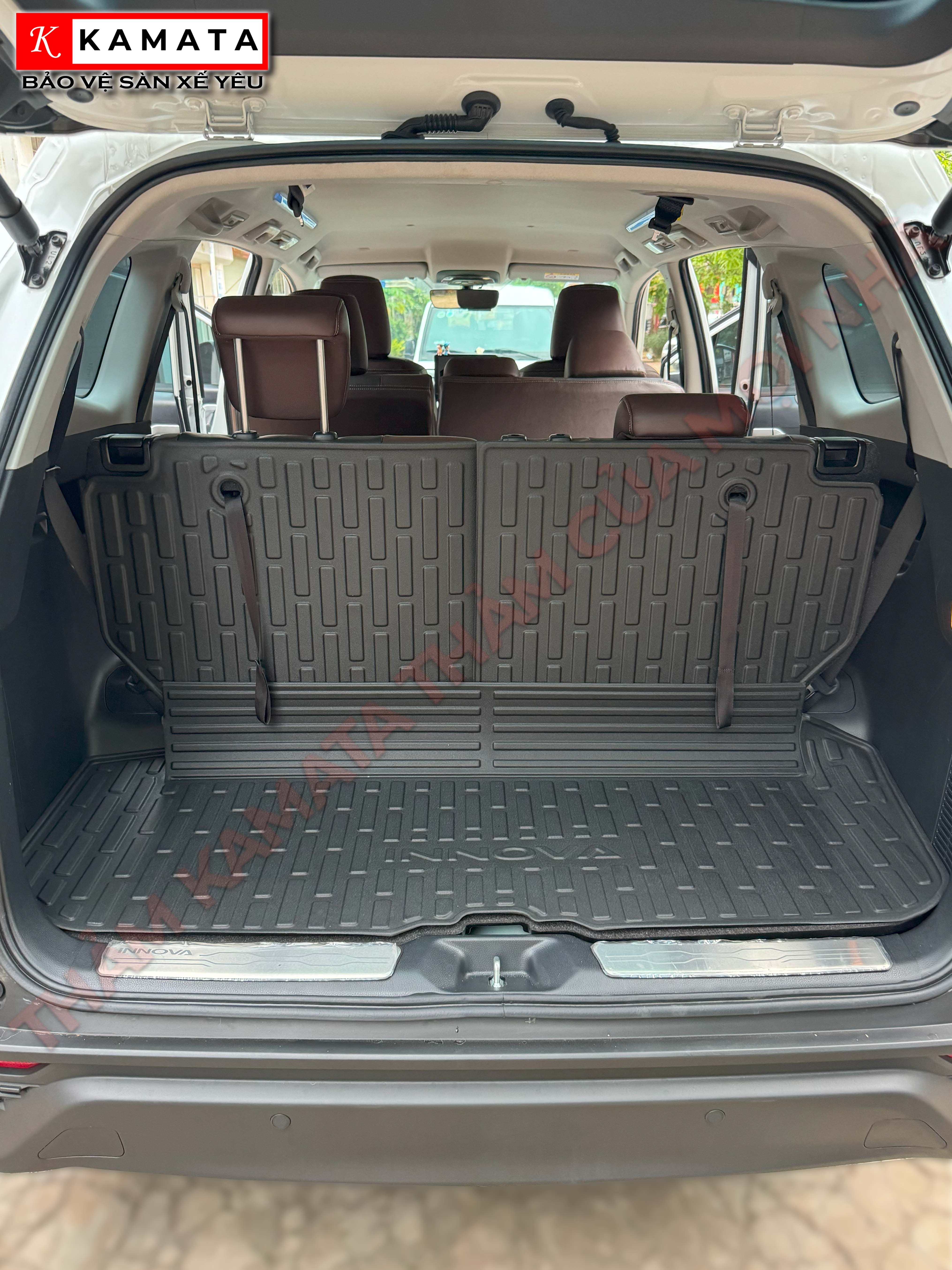 Thảm lót cốp xe ô tô Peugeot 3008 2017-2024 chất liệu TPV cao cấp mới nhất