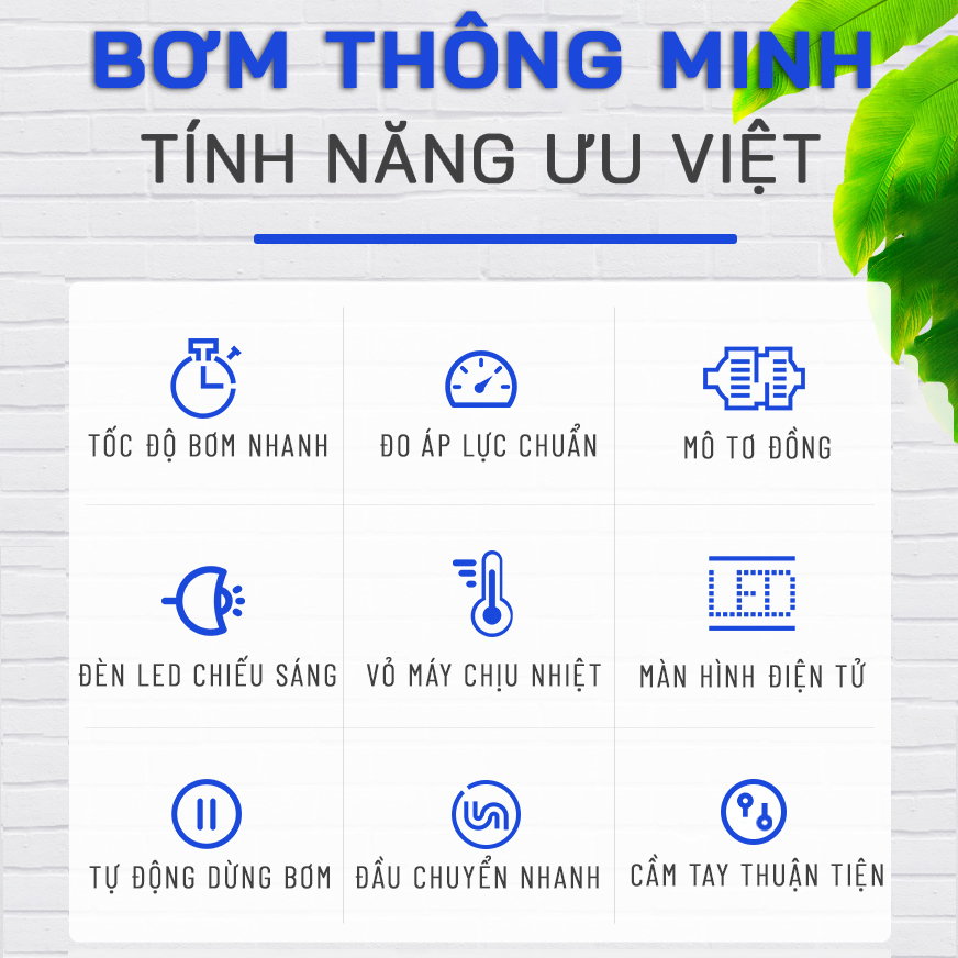 Máy bơm xe cầm tay Mini cao cấp