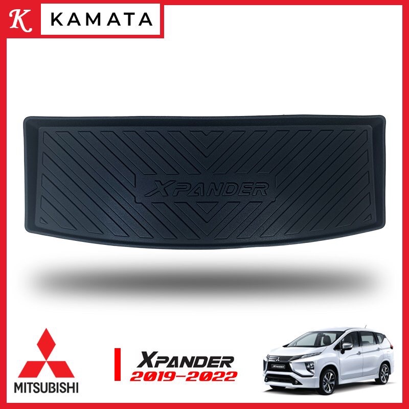Thảm lót cốp xe ô tô KAMATA dành cho  Mitsubishi Xpander 2018 - 2021 chất liệu TPU cao cấp mới nhất