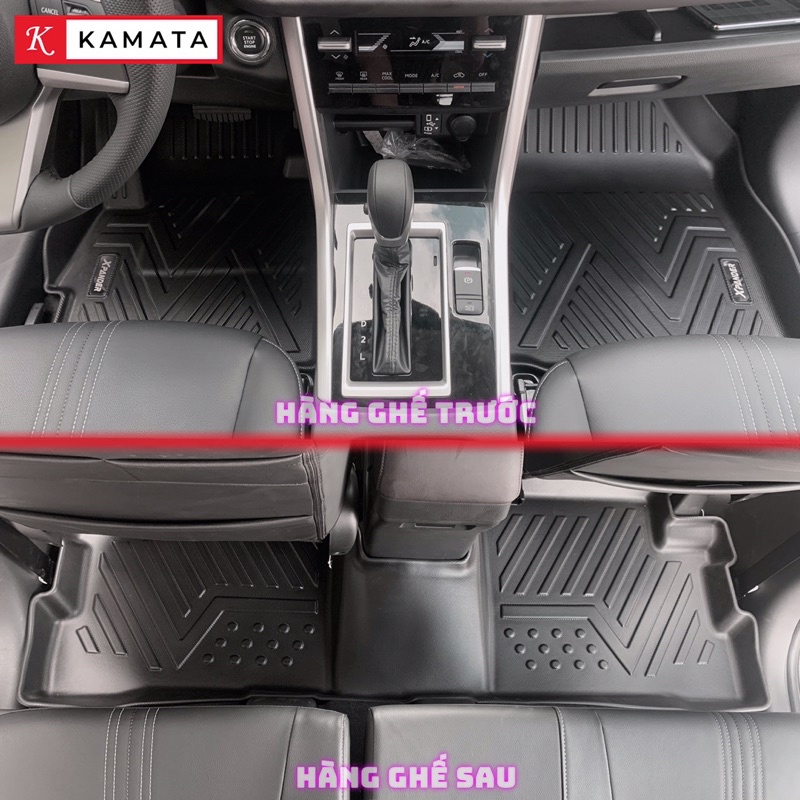 (Tặng voucher 200k) Thảm ô tô KAMATA lót sàn Mitsubishi Xpander 2019 - 2022  đúc nguyên khối TPU
