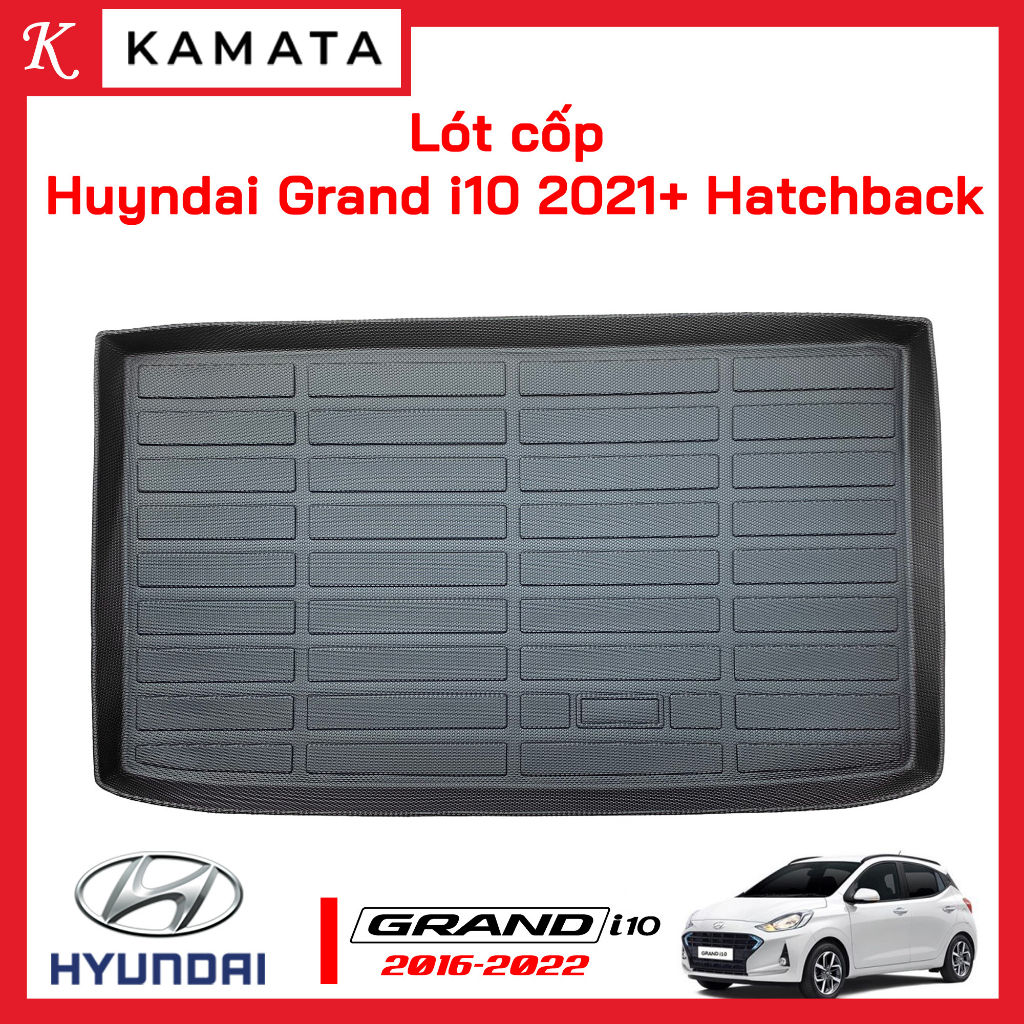 Lót Cốp Huyndai Grand I10 2021-2023 Bản Hatback TPE cao cấp