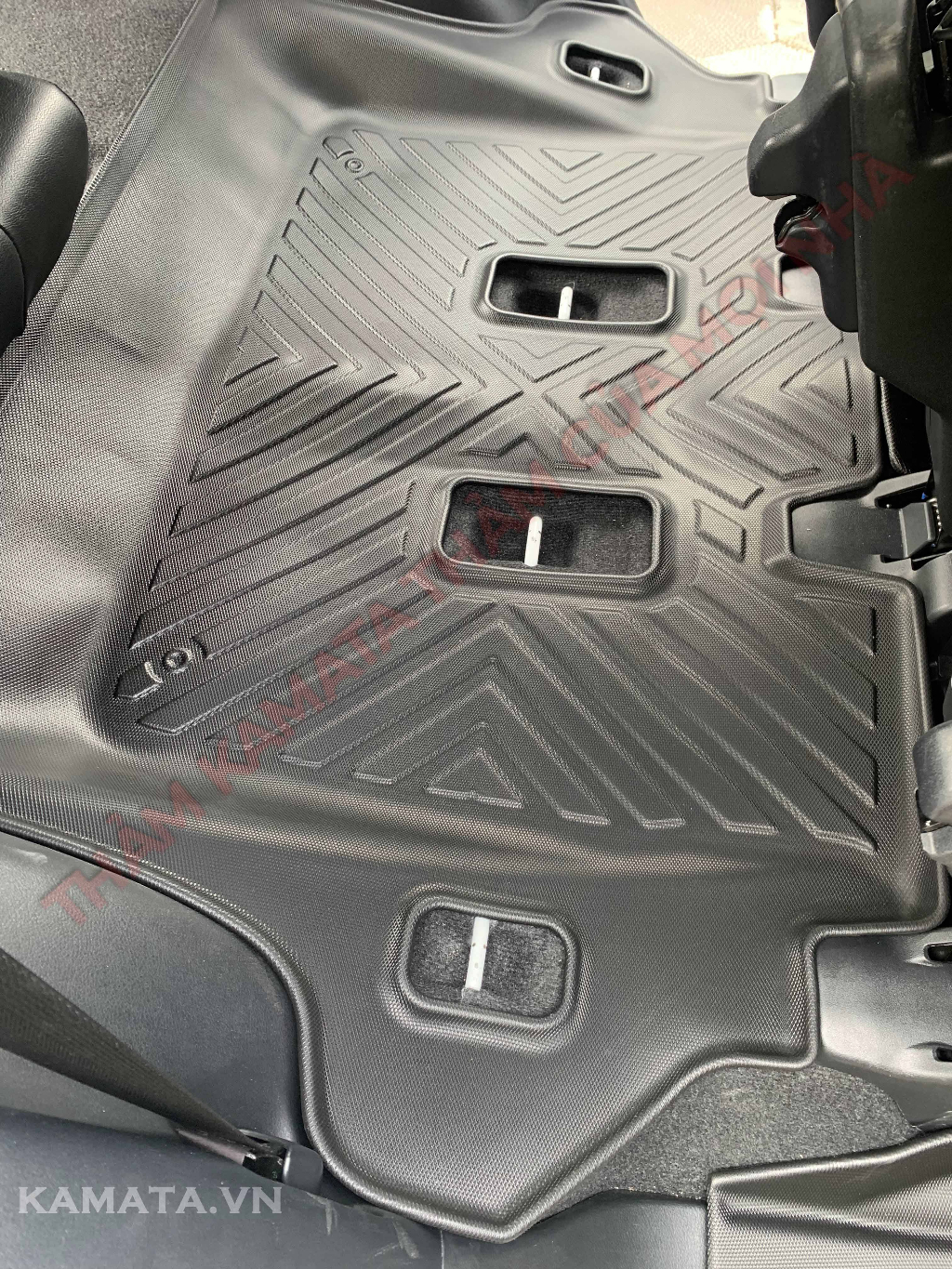 Thảm lót sàn ô tô Toyota Fortuner 2017 - 2024 khuôn đúc TPV 1 bộ 4 tấm