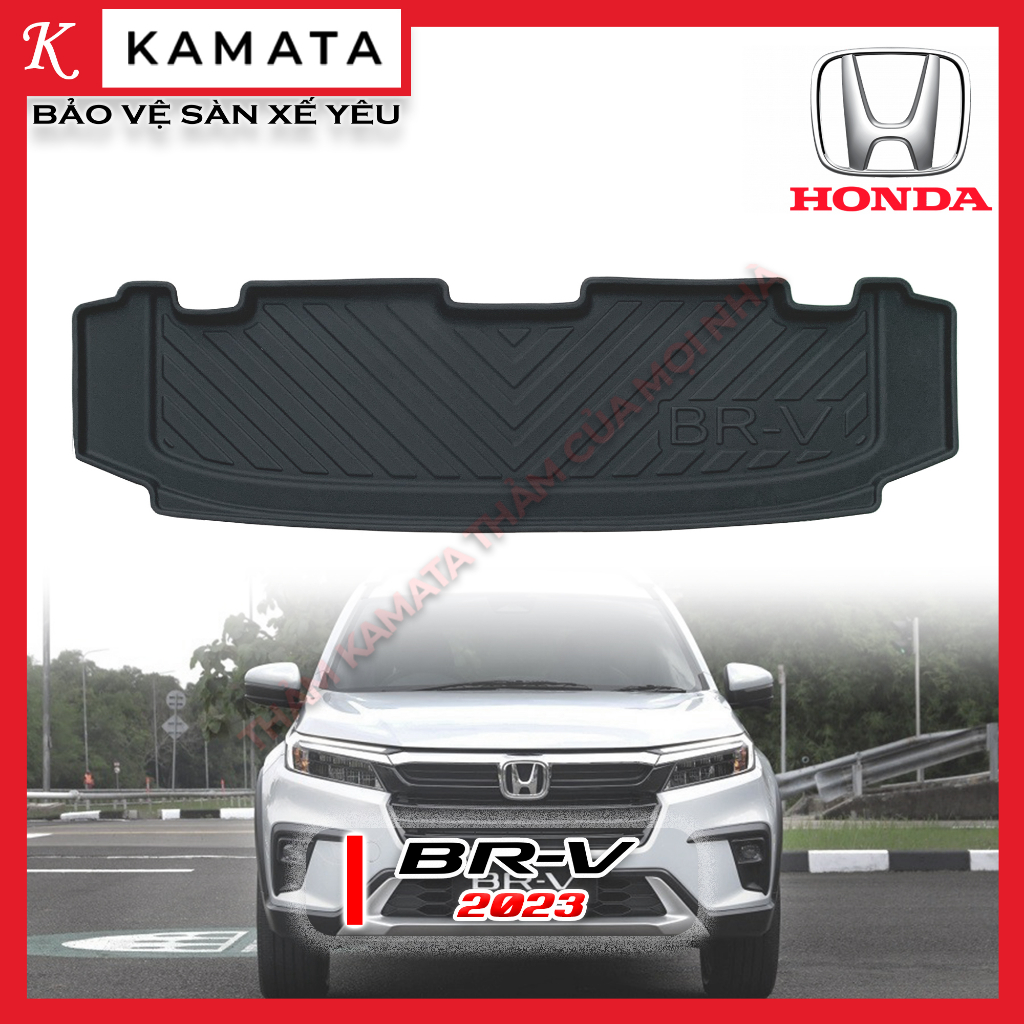 Thảm lót cốp xe ô tô Honda BRV 2023 chất liệu TPV cao cấp mới nhất