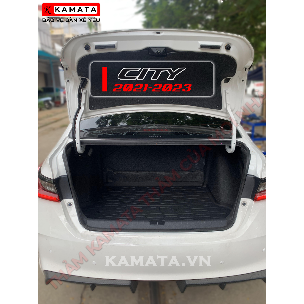 Thảm lót cốp xe ô tô Honda City -2023 chất liệu TPV cao cấp mới nhất