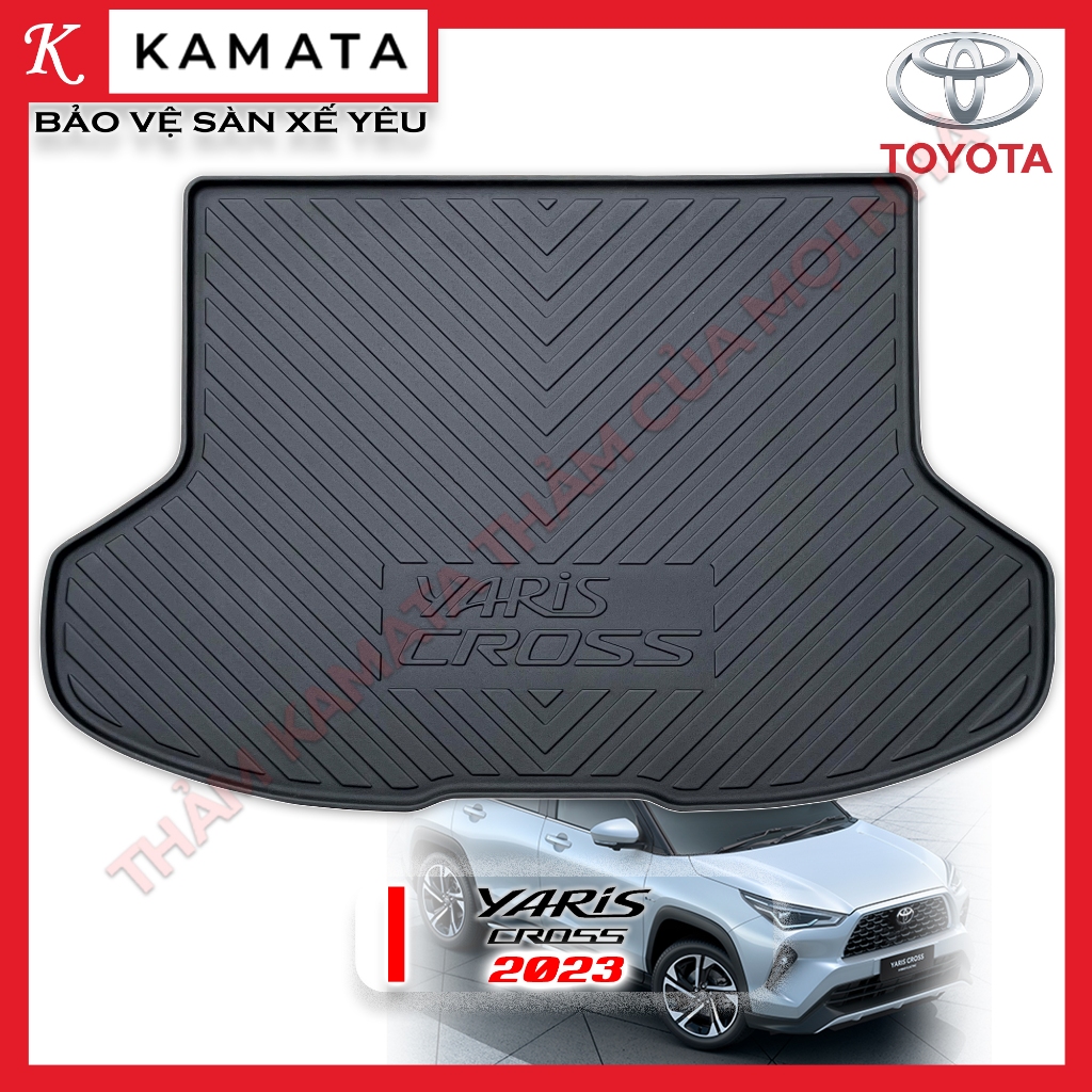 Thảm lót cốp xe ô tô Toyota Yaris Cross 2023 - nay chất liệu TPV cao cấp mới nhất