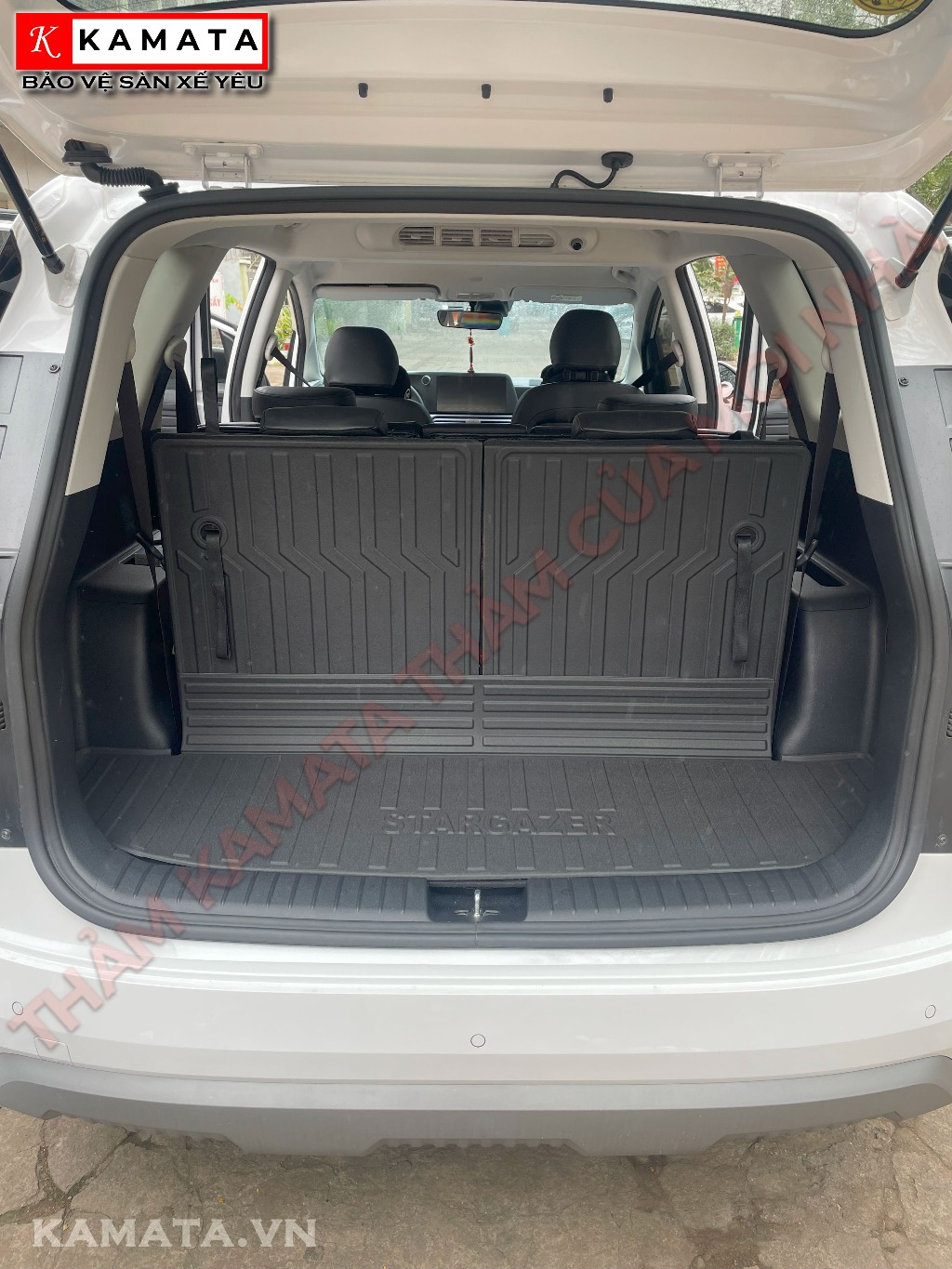 Thảm lót cốp Hyundai Stargazer 2022 - 2024 TPV new (tràn ghế)