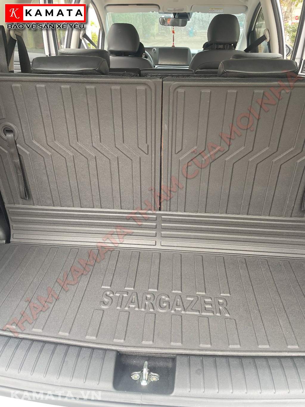 Thảm lót cốp Hyundai Stargazer 2022 - 2024 TPV new (tràn ghế)