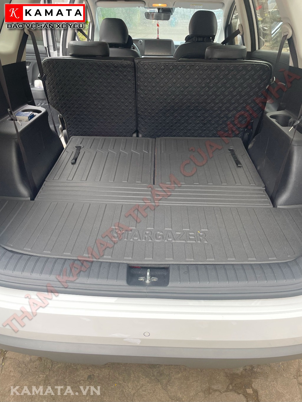 Thảm lót cốp Hyundai Stargazer 2022 - 2024 TPV new (tràn ghế)