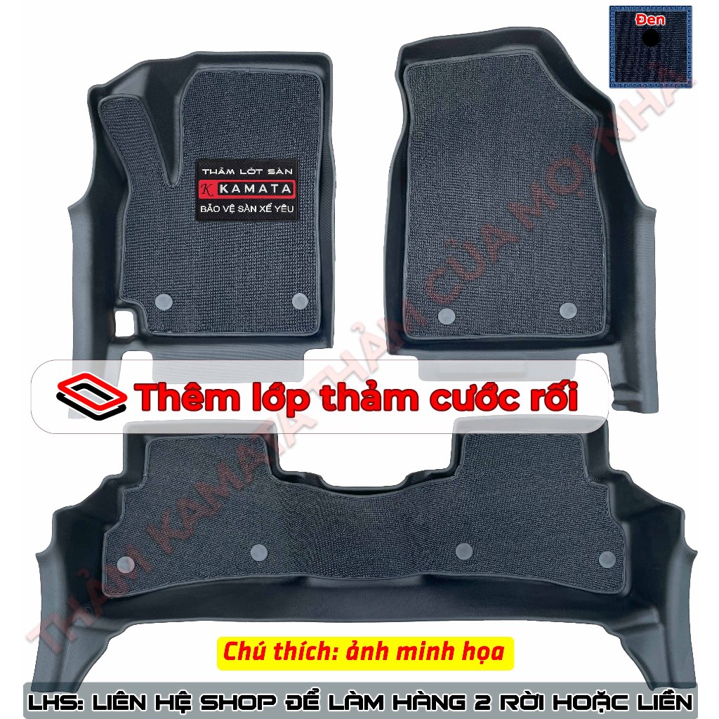 Thảm lót sàn ô tô 5D Vinfast Fadil 2019 - 2022 đúc nguyên khối TPV cao cấp