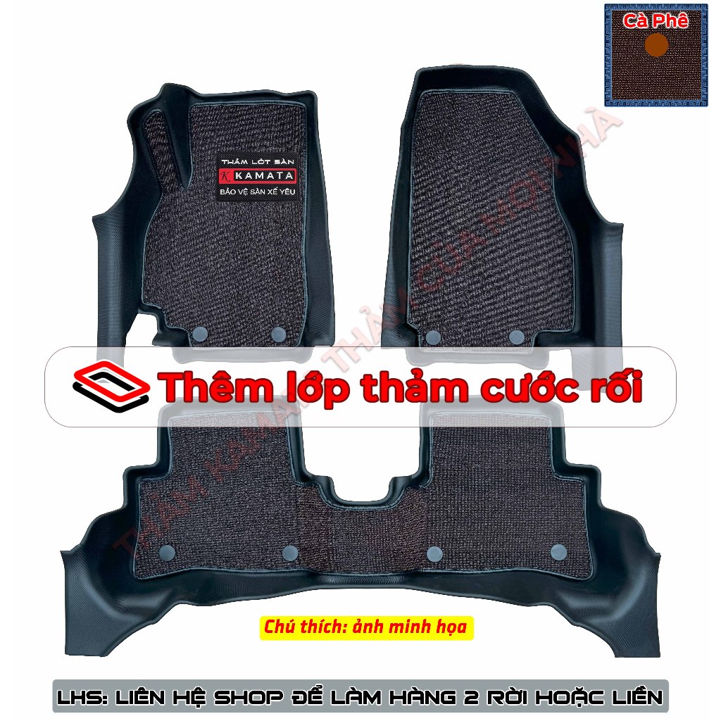 Thảm lót sàn ô tô 5D Vinfast Fadil 2019 - 2022 đúc nguyên khối TPV cao cấp
