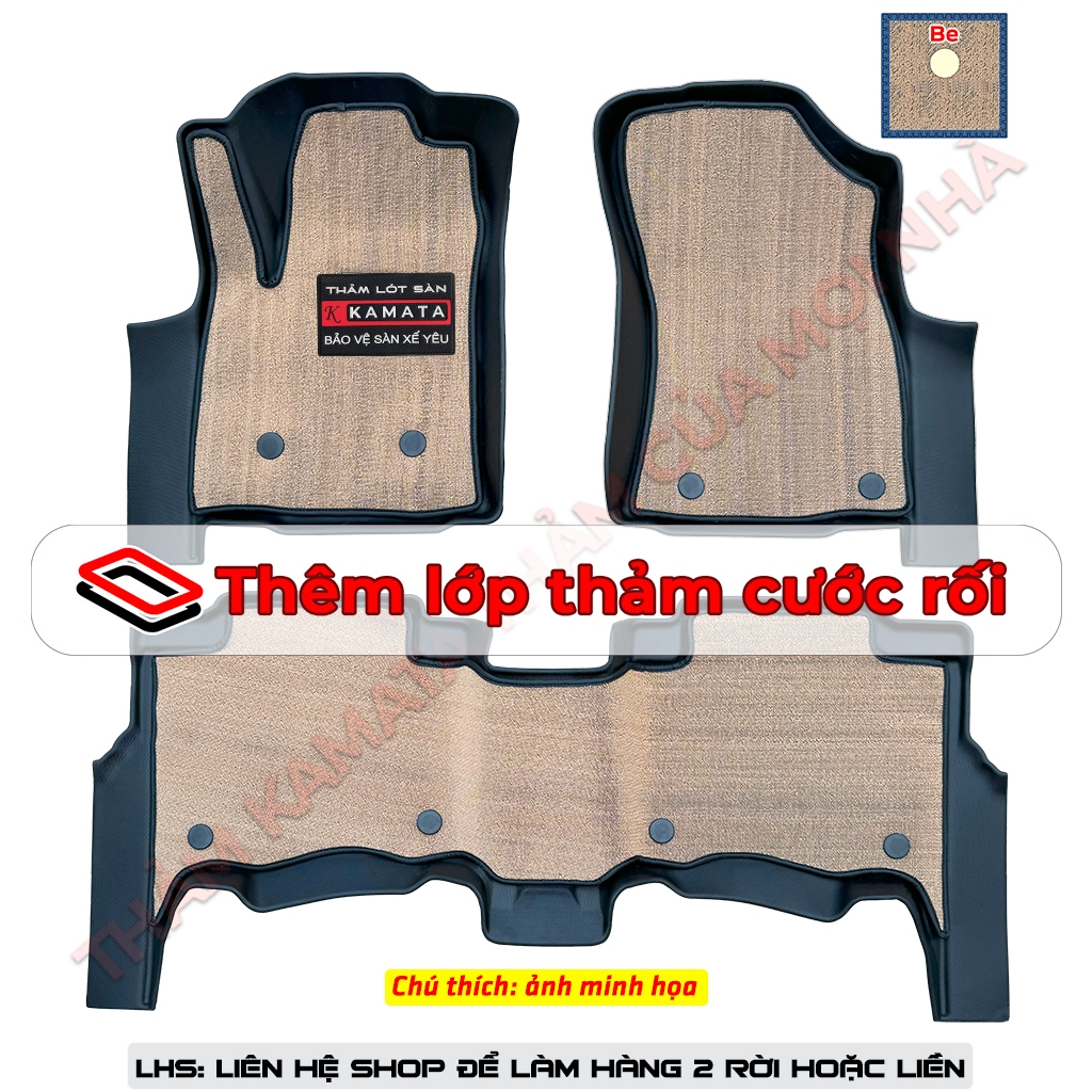Thảm lót sàn ô tô 5D Vinfast VF3 2024 - Nay đúc nguyên khối TPE cao cấp