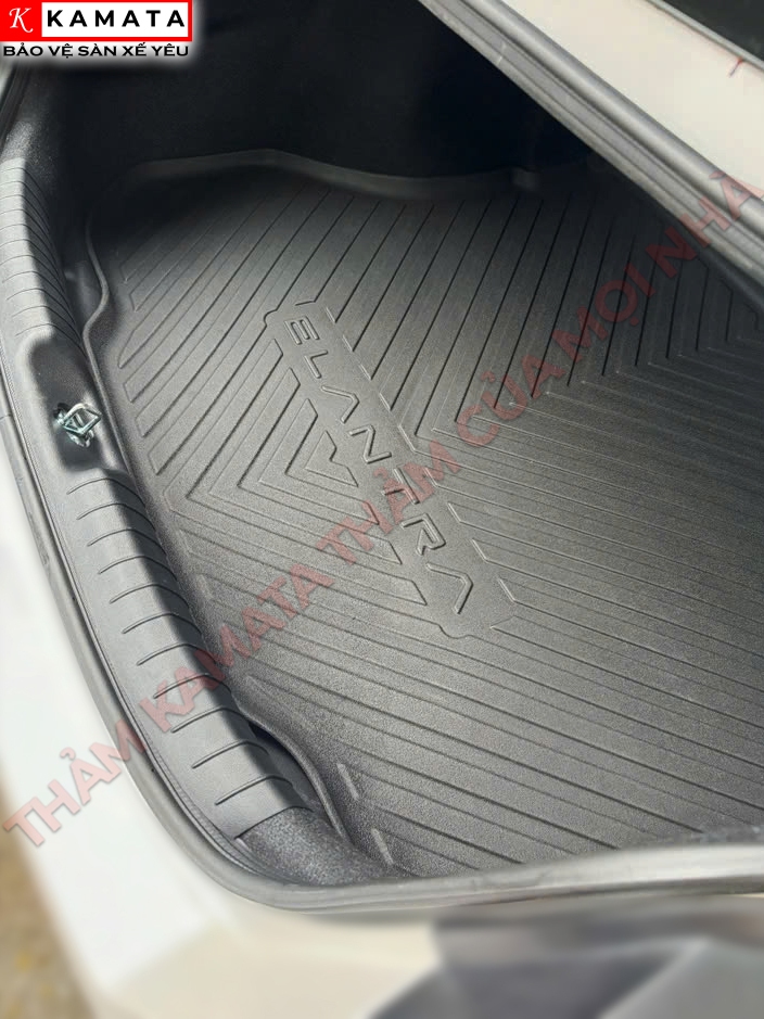 Thảm lót cốp ô tô Hyundai Elantra 2022-2025 chất liệu TPV cao cấp mới nhất