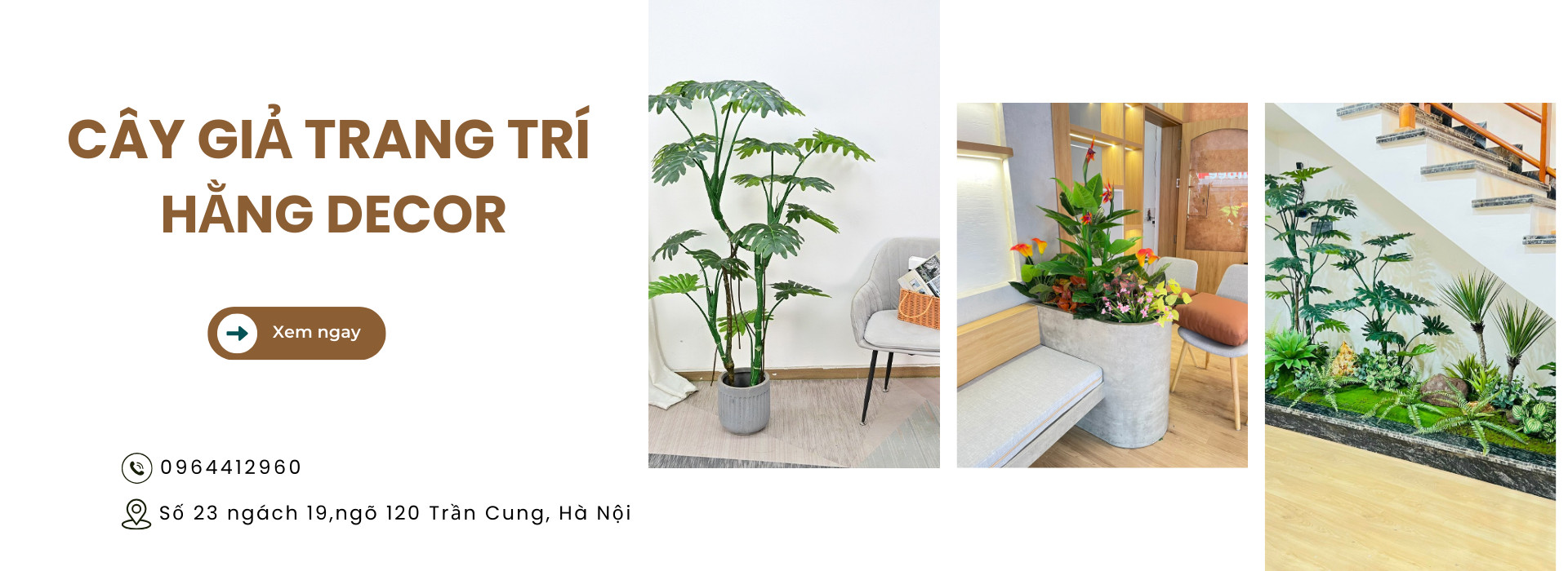Cây giả trang trí Hằng Decor