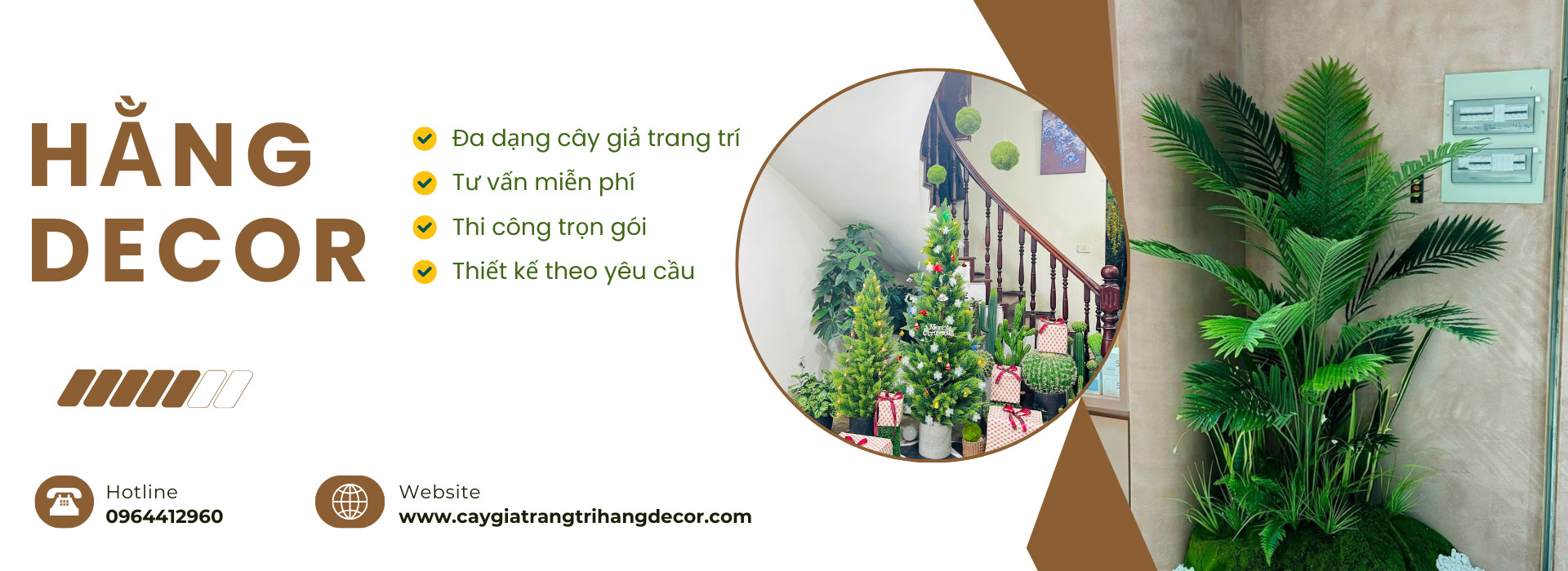 Cây giả trang trí Hằng Decor
