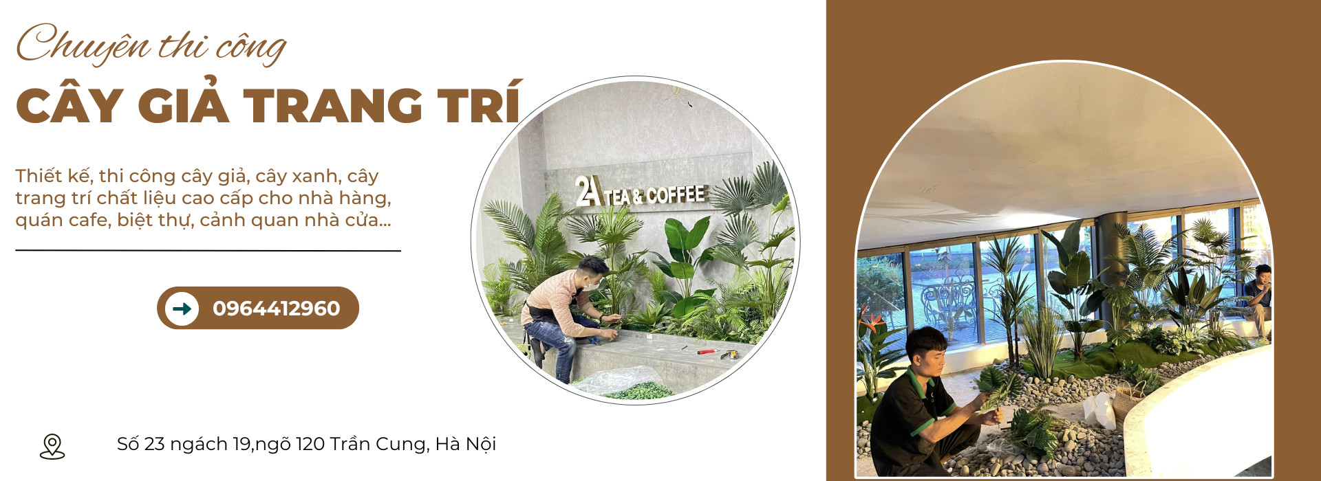 Cây giả trang trí Hằng Decor