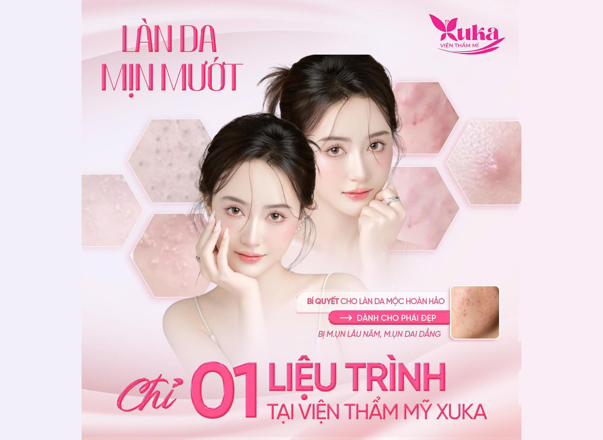 DA MỊN MƯỚT, SÁNG KHỎE CHỈ SAU MỘT LIỆU TRÌNH