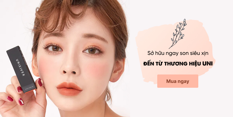 Sở hữu son siêu xịn đến từ thương hiệu Uni