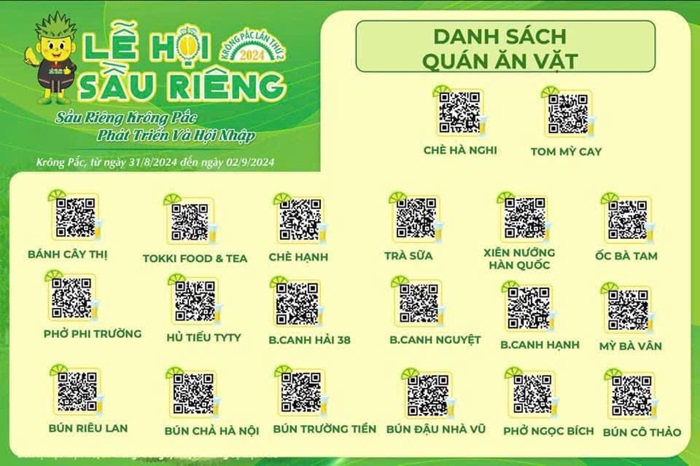 Khám phá ẩm thực đặc sắc tại Lễ Hội Sầu Riêng Krông Pắc 2024