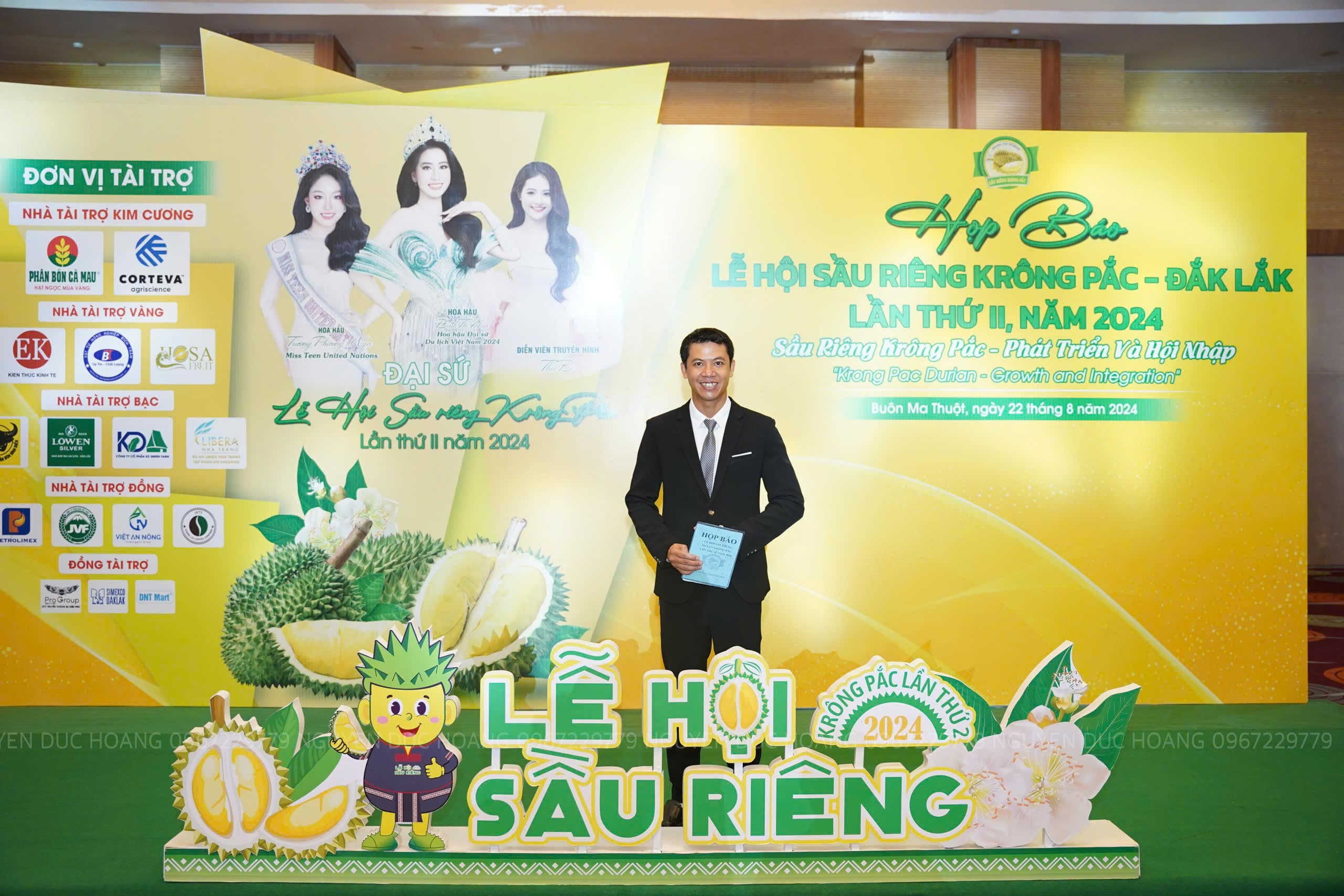 Họp báo Lễ Hội Sầu Riêng Krông Pắc lần II năm 2024