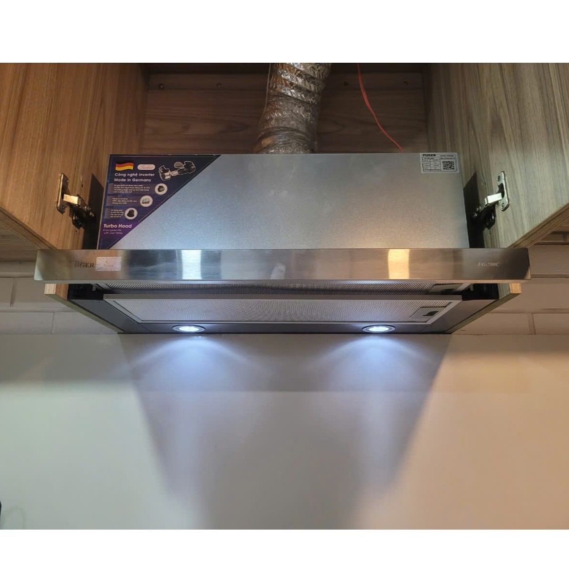 Máy Hút Mùi Âm Tủ Cơ Fuger FG-700C