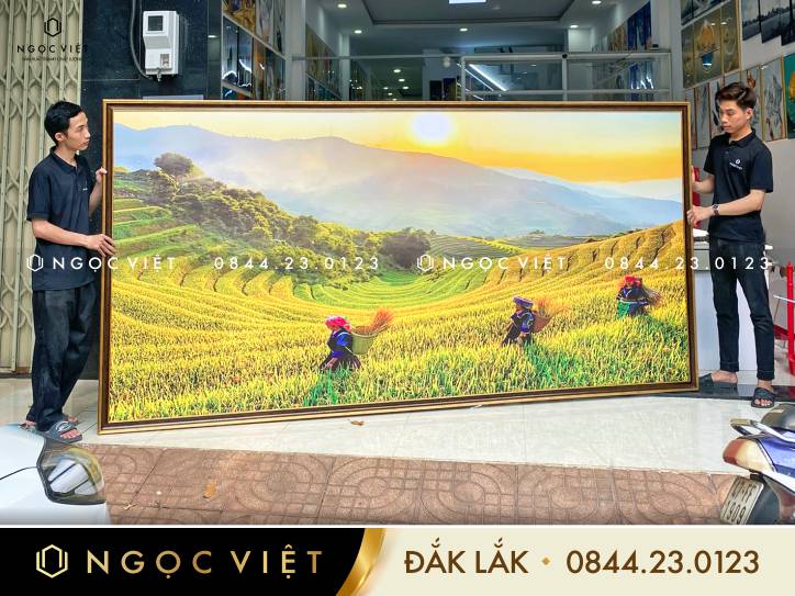 Tranh 3D Buôn Ma Thuột | Tranh Ngọc Việt - Đắk Lắk