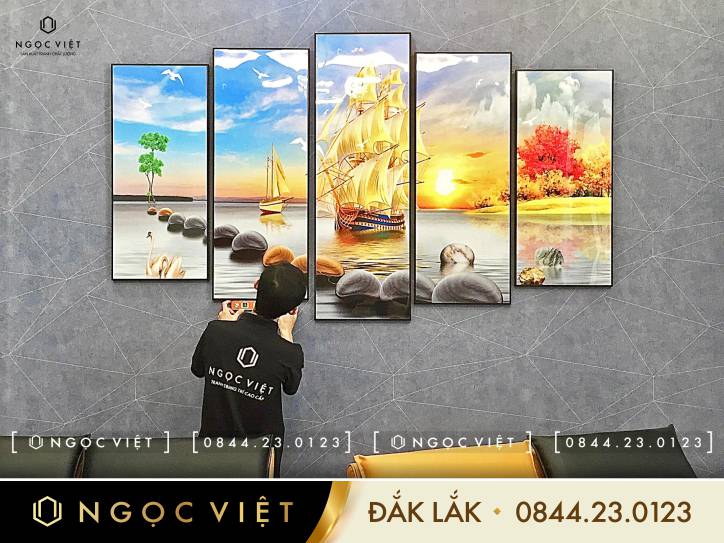 Tranh 3D Buôn Ma Thuột Chuẩn Đẹp | Tranh Ngọc Việt - Đắk Lắk