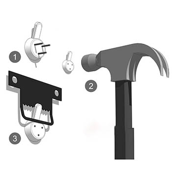 Phụ Kiện Tranh - Đinh 3 Chân - Đinh 4 Chân - Móc Treo Tranh