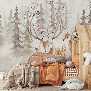 Tranh Dán Tường Phòng Bé Trẻ Em