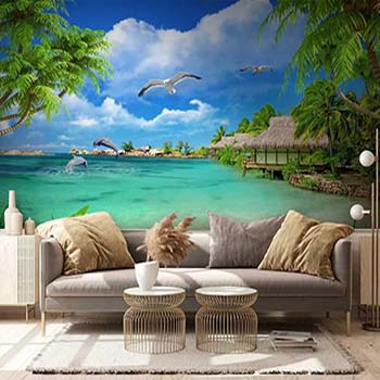 Tranh Dán Tường Phòng Khách