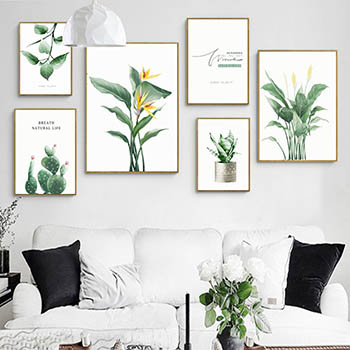 Tranh Lá Cây Nhiệt Đới - Tropical Leaf