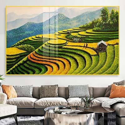 Tranh Phong Cảnh Ruộng Bậc Thang
