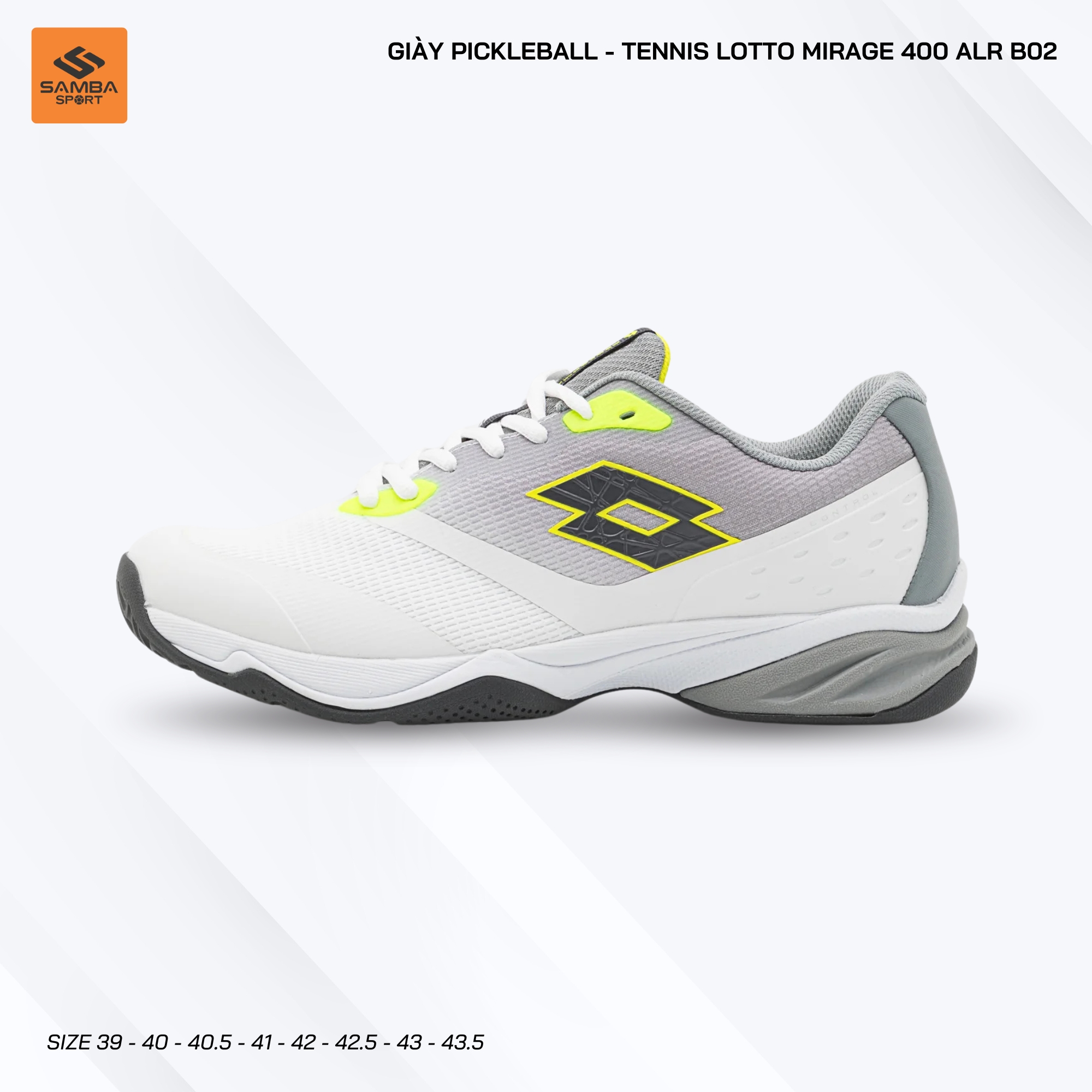 Giày Tennis / Pickleball Lotto Mirage 400 ALR BO2