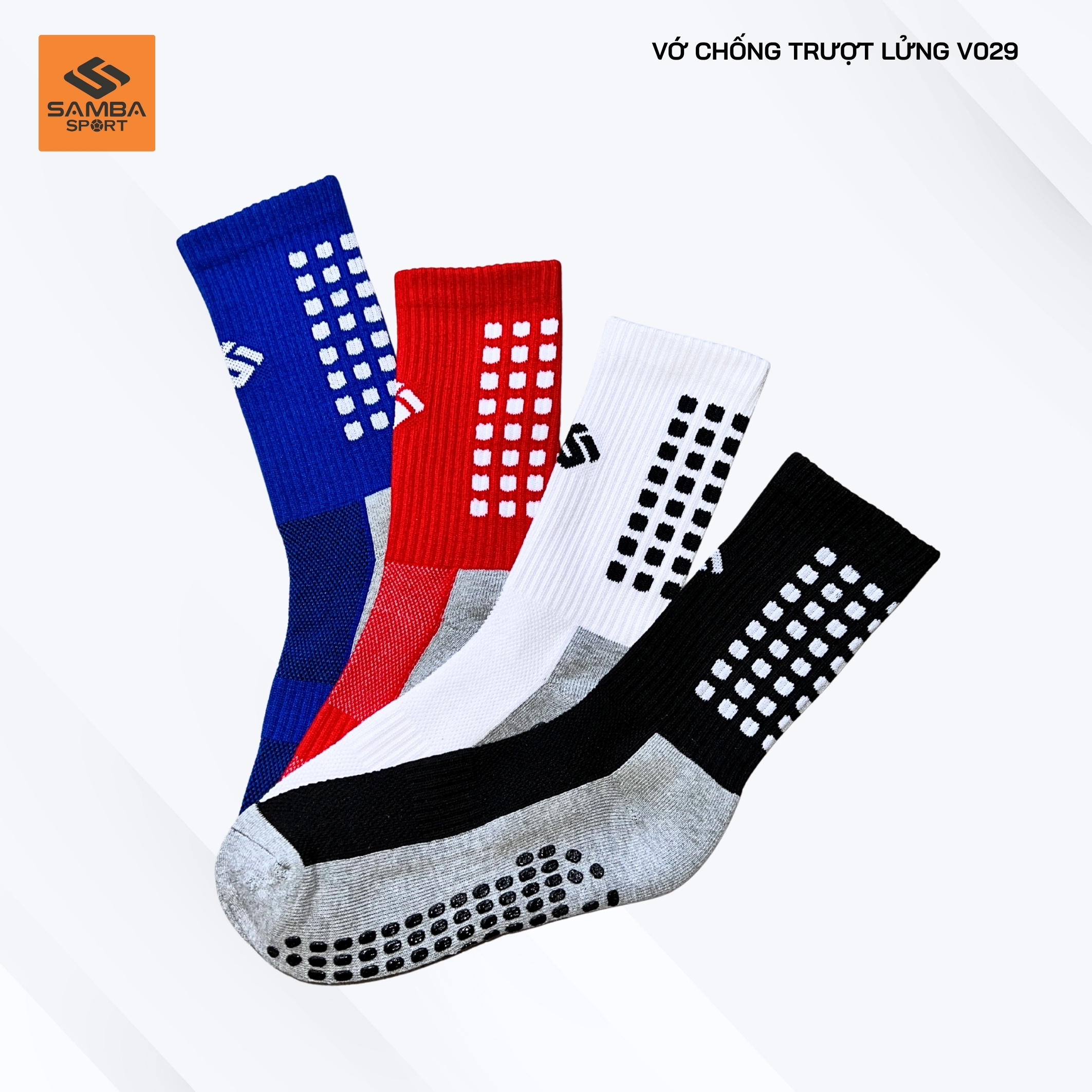 Vớ chống trượt lửng Samba V029