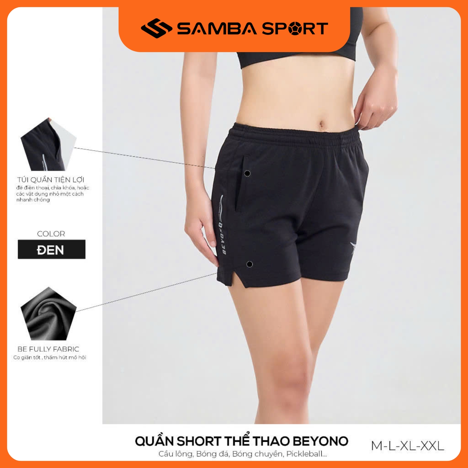 Quần thể thao Nữ Beyono QCL03