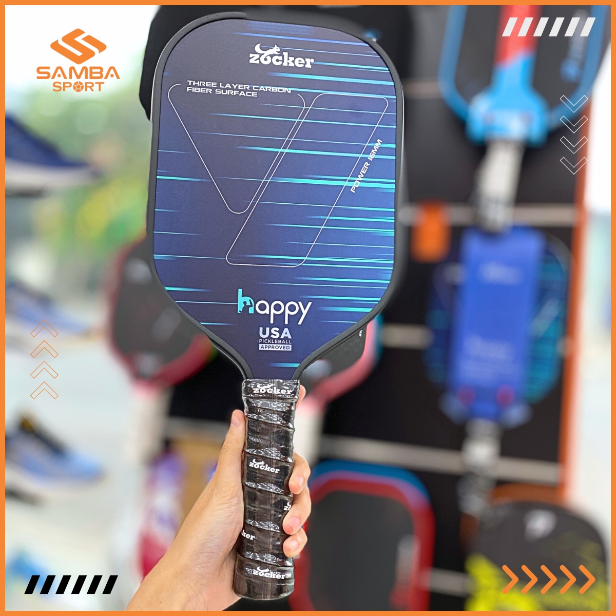 Vợt Pickleball Zocker Happy Standard HP01