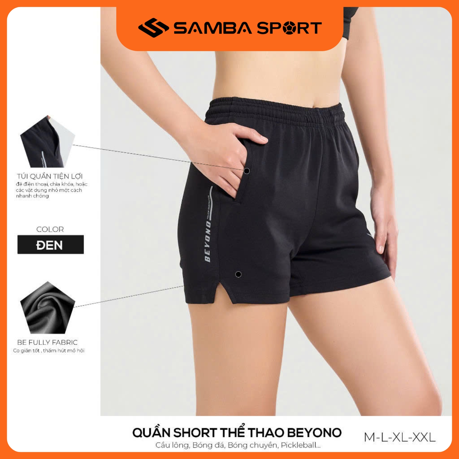 Quần thể thao Nữ Beyono QCL03