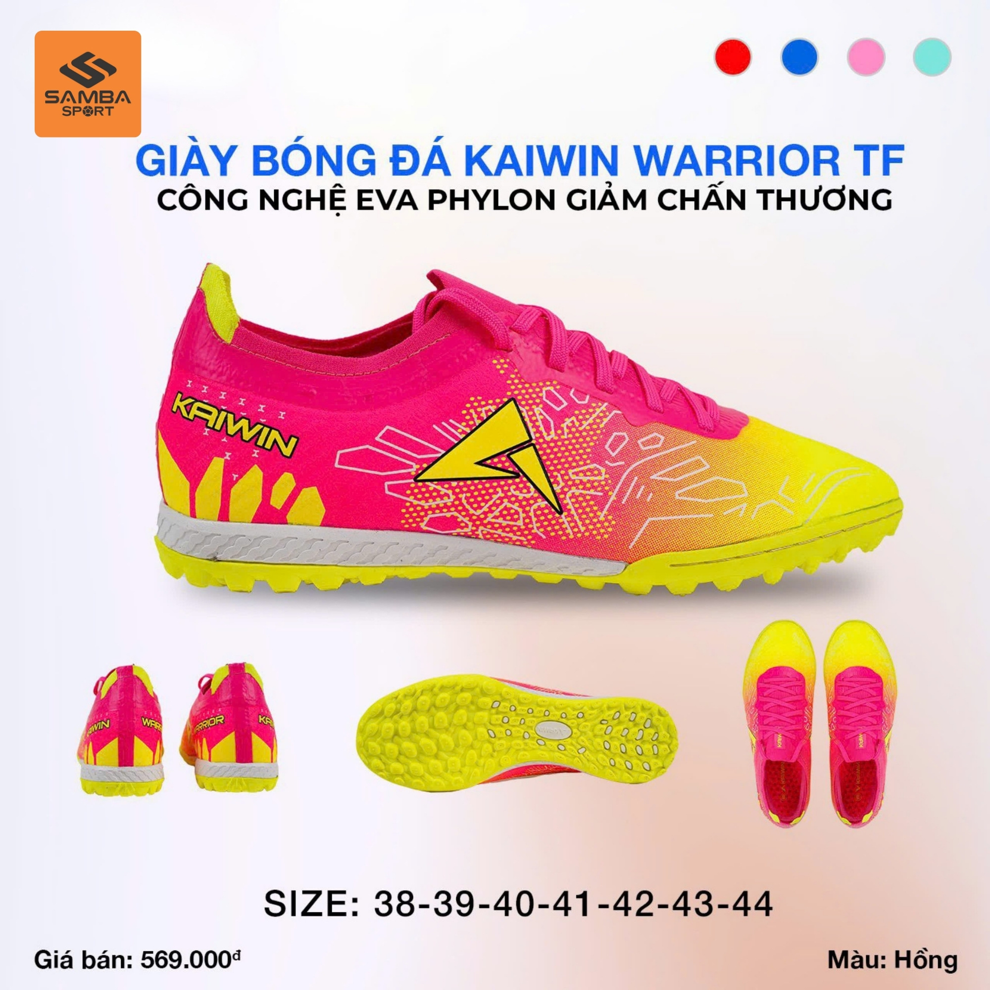 Giày Bóng Đá Kaiwin Warrior TF